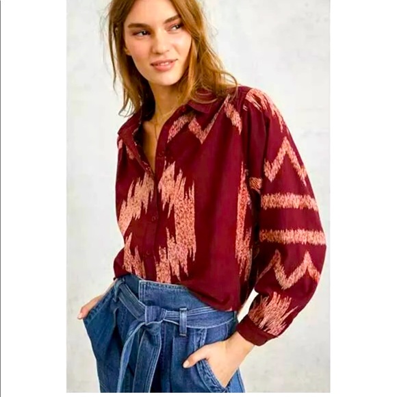 Anthropologie Tops - Anthropologie Pilcro The Romy Relaxed Buttondown.